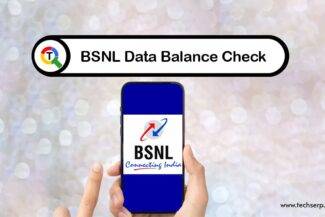 How To Check BSNL Data Balance