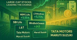 Large cap growth stocks India