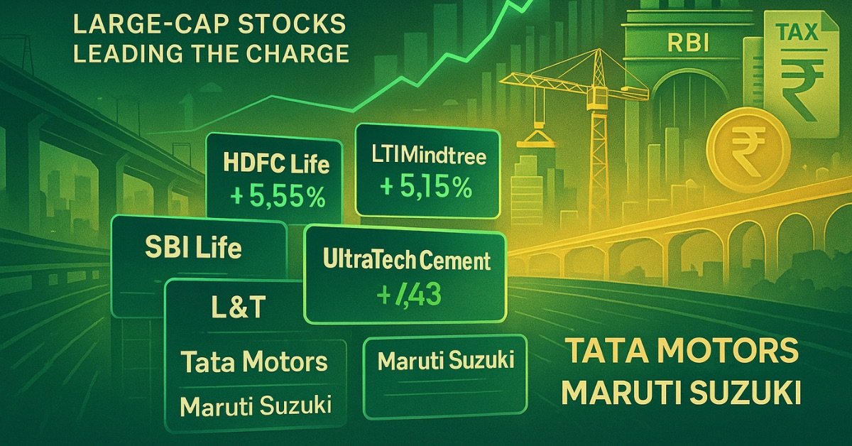 Large cap growth stocks India