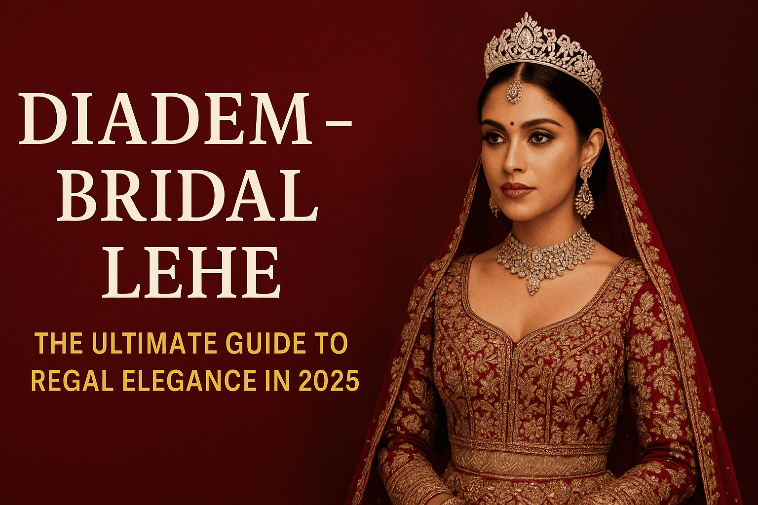 diadem - bridal lehe